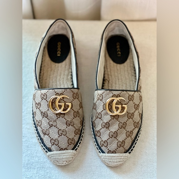 Gucci Shoes - BRAND NEW AUTHENTIC GUCCI  WOMEN'S GG MATELASSÉ CANVAS ESPADRILLE